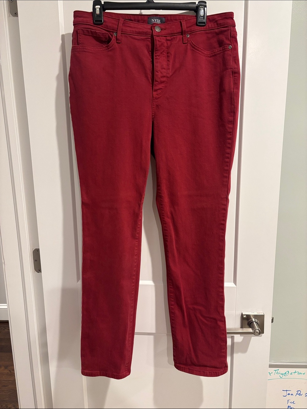 NYDJ Women’s Sherri Slim Straight Leg Jeans 12